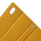 Lommebok Etui for Sony Xperia Z3+ Mercury Gul thumbnail