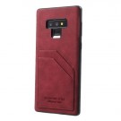 Galaxy Note 9 Deksel m/ 2 kortlommer Rød thumbnail