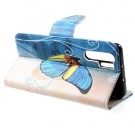 Huawei P30 Pro Lommebok Etui Art Blue Butterfly thumbnail