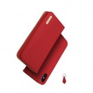 iPhone Xs/X 5,8 Lommebok Etui Genuine Lux Rød thumbnail