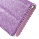 Lommebok Etui for Sony Xperia Z5 Lychee Lilla thumbnail