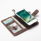 iPhone 6/6s 4,7" 2i1 Etui m/4 kortlommer & nøkkelknippe Kaffebrun thumbnail