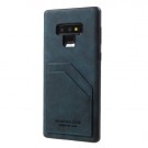 Galaxy Note 9 Deksel m/ 2 kortlommer Petroleumsblå thumbnail