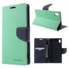 Lommebok Etui for Sony Xperia Z3+ Mercury Mint Grønn thumbnail
