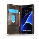 Galaxy S7 Edge Klassisk Etui m/1 kortlomme Brun thumbnail