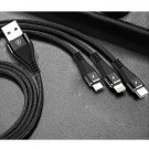 3i1 Ladekabel Lightning - Micro USB - Type-C thumbnail
