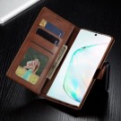 Galaxy Note 10+ (Pluss) Lommebok Etui Retro Kaffebrun thumbnail