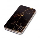 iPhone Xs/X 5,8 Deksel Marmor Svart/Gull thumbnail