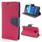 Lommebok Etui for Samsung Galaxy S5 (G900) Mercury Mørk Rosa thumbnail
