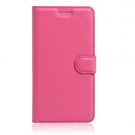 iPhone 7 Pluss 5,5 Etui m/kortlommer Lychee Rosa thumbnail