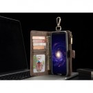 Galaxy S8 2i1 Etui m/4 kortlommer & nøkkelknippe Kaffebrun thumbnail