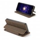 Galaxy S8+ 3i1 Slimbook Etui av lær m/magnetfeste Kaffebrun thumbnail