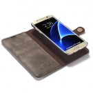Galaxy S7 Edge 2i1 Etui for Galaxy S7 m/3 kortlommer Classic Kaffebrun thumbnail