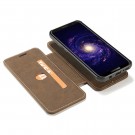 Galaxy S8 3i1 Slimbook Etui av lær m/magnetfeste Lys Brun thumbnail