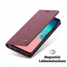 Galaxy Note 20 Lommebok Etui Retro Lux Rød thumbnail