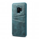 Galaxy S9 Deksel m/ 2 kortlommer LuxPocket Petroleumsblå thumbnail