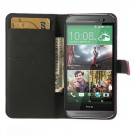 Lommebok Etui HTC One (M8) Classic Rosa thumbnail