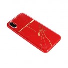 iPhone Xs/X 5,8 Deksel Marmor Rød thumbnail
