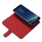 Galaxy S8+ (Pluss) 2i1 Etui m/2 kortlommer Classic Slim Rød thumbnail