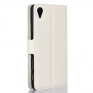 Lommebok Etui for Sony Xperia X Lychee Hvit thumbnail