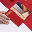 Galaxy Note 20 Lommebok Etui Genuine Lux Rød thumbnail