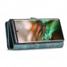 Galaxy Note 10+ (Pluss) 2i1 Etui m/multikortlommer av lær Petroleumsblå thumbnail
