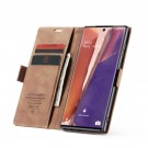 Galaxy Note 20 Lommebok Etui Retro Lux Lys Brun thumbnail