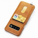 Galaxy Note 10+ Deksel m/ 2 kortlommer LuxPocket Ingefærbrun thumbnail