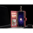 Galaxy S8+ 2i1 Etui m/4 kortlommer & nøkkelknippe Rød thumbnail