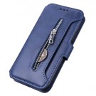 iPhone 11 Pro 5,8" Lommebok Etui Zipper Midnattsblå thumbnail