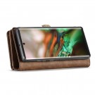 Galaxy Note 10+ (Pluss) 2i1 Etui m/multikortlommer av lær Kaffebrun thumbnail