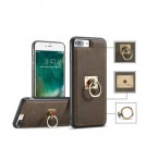 iPhone 7 Pluss / iPhone 8 Pluss 5,5" Hybrid Deksel m/ring kickstand Kaffebrun thumbnail