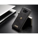 Galaxy S8 2i1 Etui m/4 kortlommer & nøkkelknippe Svart thumbnail