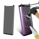 Heldekkende Skjermbeskytter av herdet glass for Galaxy S9+ (Pluss) Svart Privacy - Svart ramme, hindrer innsyn fra sidene. thumbnail