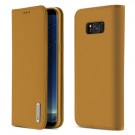 Galaxy S8 Lommebok Etui Genuine Pro Ingefærbrun thumbnail