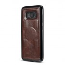Galaxy S8+ (Pluss) 2i1 Etui m/2 kortlommer Classic Slim Kaffebrun thumbnail