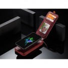 iPhone Xs/X 5,8 2i1 Mobilveske m/kortlommer og glidelås Rød thumbnail