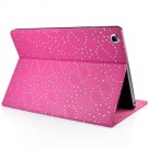 Mappe Etui for iPad Air Glitter Blomst Rosa thumbnail