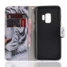 Galaxy S9 Lommebok Etui Art White Tiger thumbnail