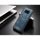 Galaxy S8 2i1 Etui m/4 kortlommer & nøkkelknippe Blå thumbnail