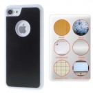 iPhone 7 4,7" / iPhone 8 4,7" Sticker-Case Deksel Hvit thumbnail