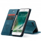 iPhone SE (2020) / iPhone 7 4,7" / iPhone 8 4,7" Lommebok Etui Retro Lux Petroleumsblå thumbnail