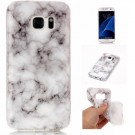 Galaxy S7 Deksel Marmor Hvit/Svart thumbnail