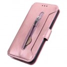 iPhone 11 Pro 5,8" Lommebok Etui Zipper Lys Rosa thumbnail