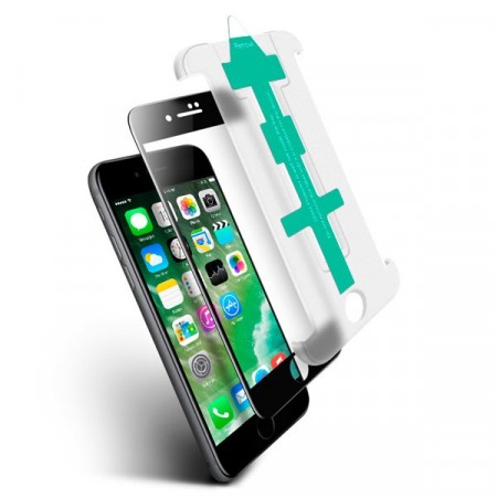 iPhone 7 Pluss / iPhone 8 Pluss Glasskjermbeskytter med Easy App Monteringsverktøy