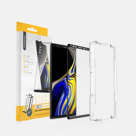 Galaxy Note 9 Glasskjermbeskytter med Easy App Monteringsverktøy