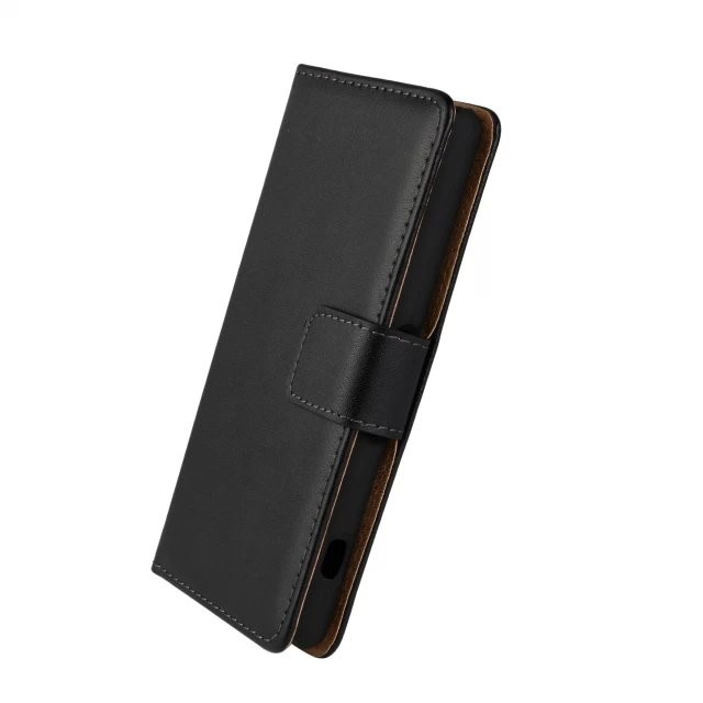 Lommebok Etui for Xperia Z3 Compact Genuine Svart