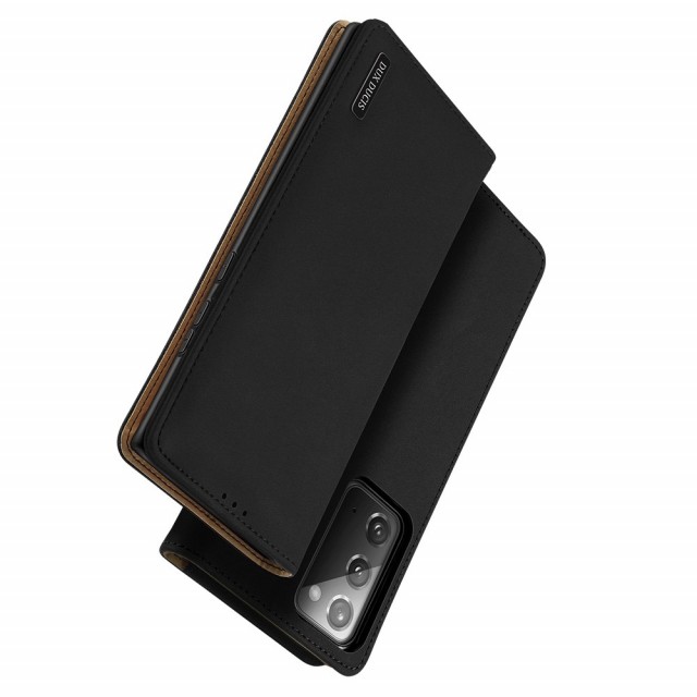 Galaxy Note 20 Lommebok Etui Genuine Lux Svart