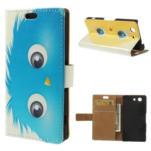Lommebok Etui for Sony Xperia Z3 Compact Happy Monster 2