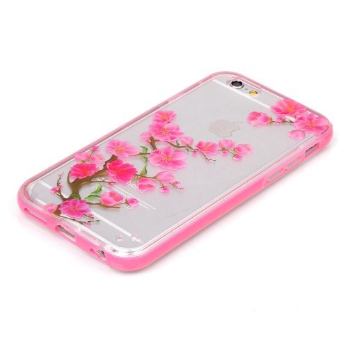 Deksel for iPhone 6/6s Flash Dark Cherry Blossom